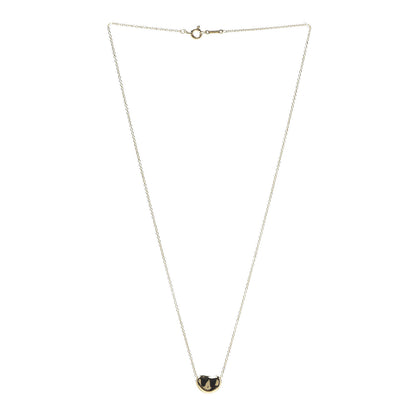 Tiffany 18K Yellow Gold 12mm Elsa Peretti Bean Pendant Necklace 3 of 5