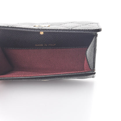 Chanel Caviar Quilted Flap Card Holder Black 5 of 11