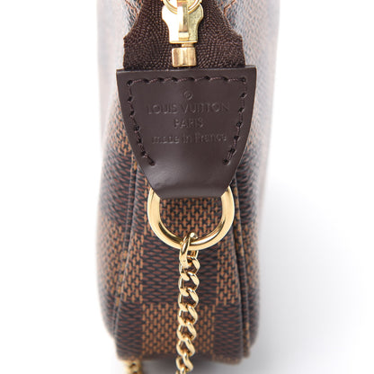 Louis Vuitton Damier Ebene Mini Pochette Accessories 6 of 8