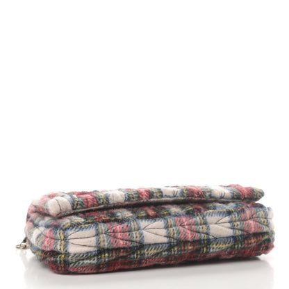 Miu Miu Tartan Matelasse Small Flap Naturale 3 of 4