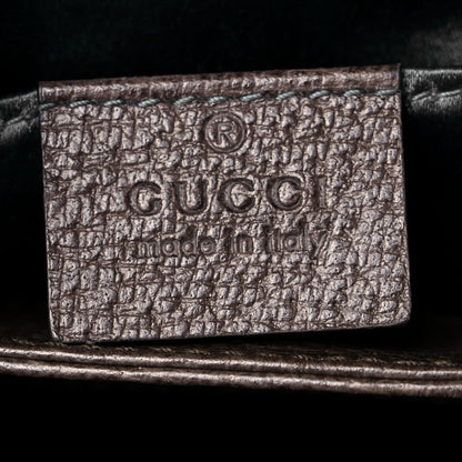 Gucci GG Supreme Monogram Web Small Ophidia Chain Shoulder Bag Brown 6 of 9