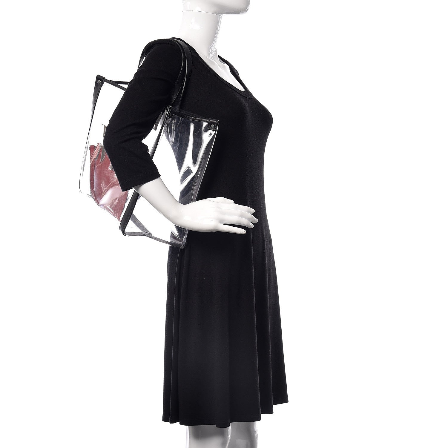 Valentino Garavani Plexy VLTN Small Shopping Bag Transparent 2 of 11