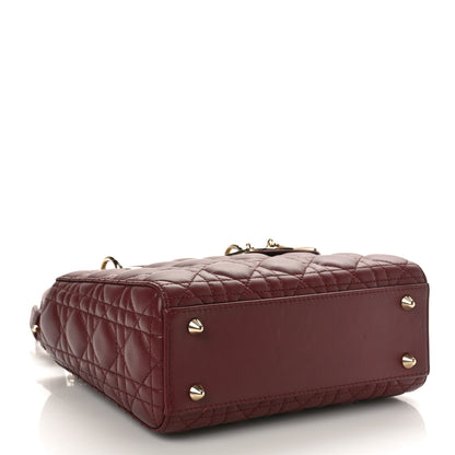 Christian Dior Lambskin Cannage Small My ABCDior Lady Dior Red Bricks 4 of 8