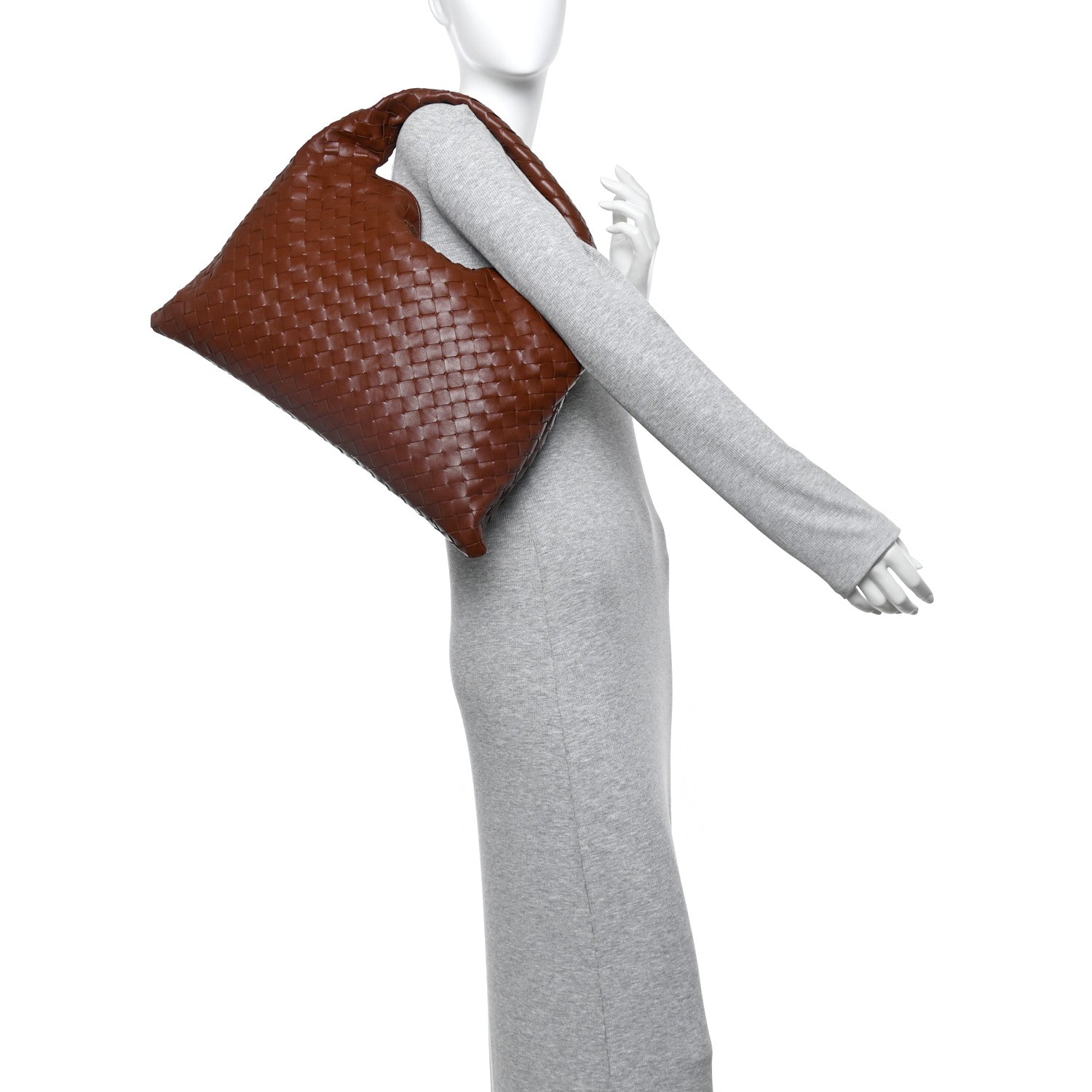 Bottega Veneta Calfskin Intrecciato Small Hop Sapele 2 of 9