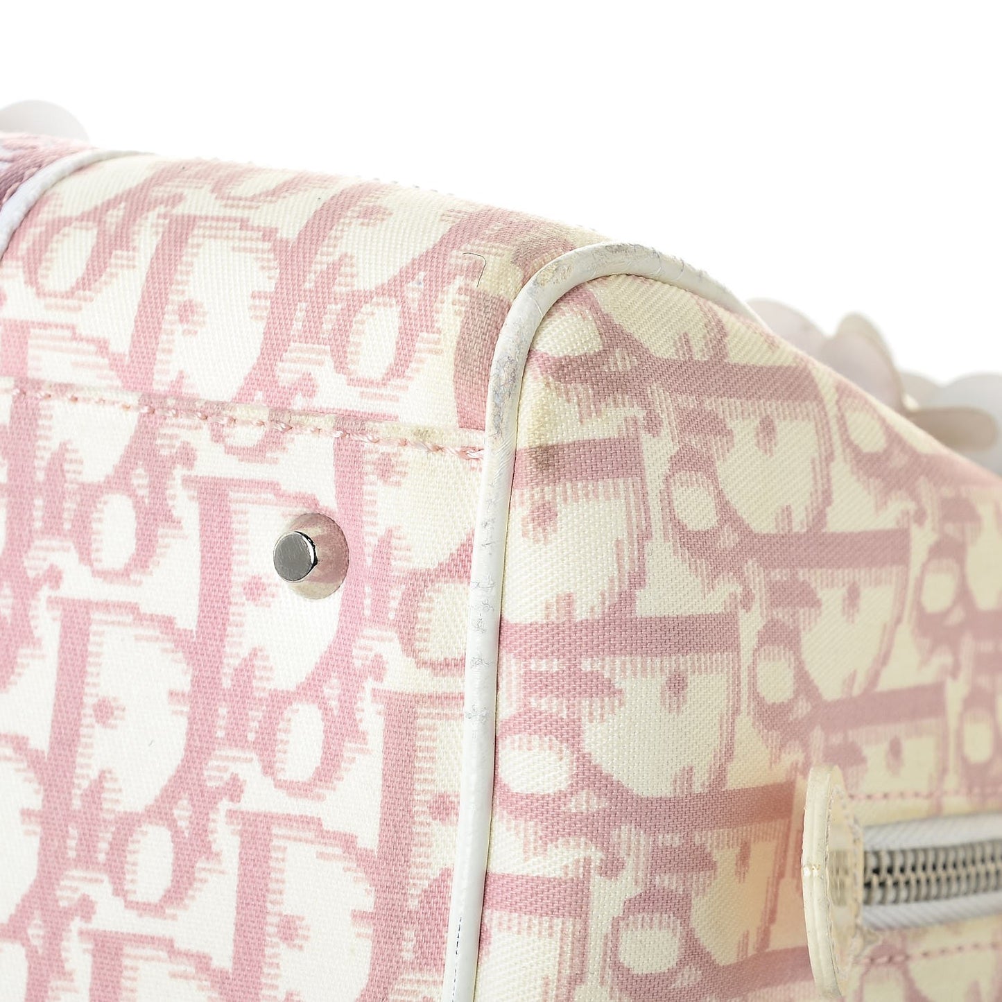 Monogram Girly Boston Pink