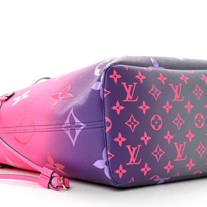 Louis Vuitton Monogram Giant Spring In The City Neverfull MM Midnight Fuchsia 7 of 8
