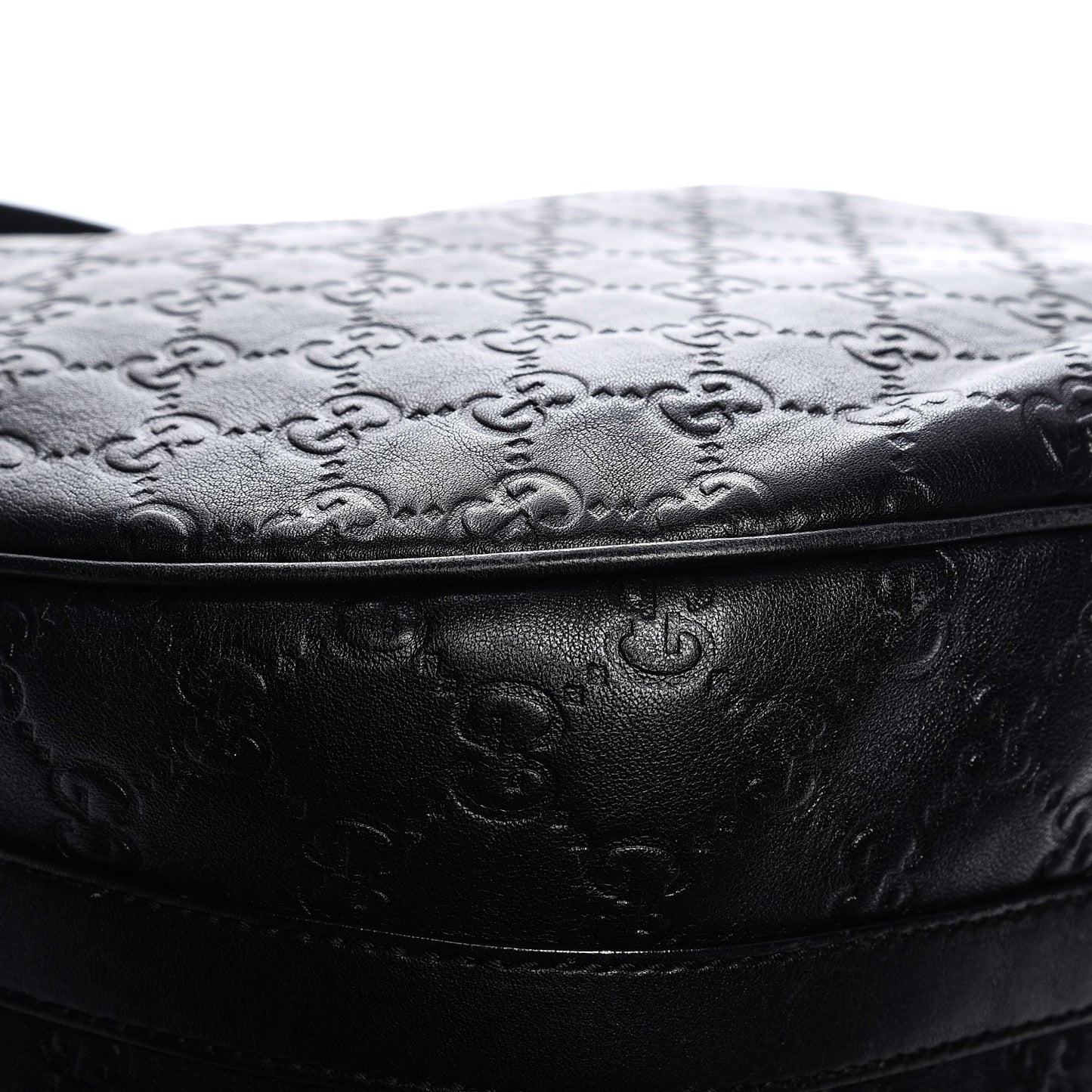 Guccissima Medium GG Twins Hobo Black