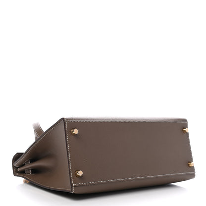 Hermes Epsom Kelly Sellier 28 Etoupe 5 of 16