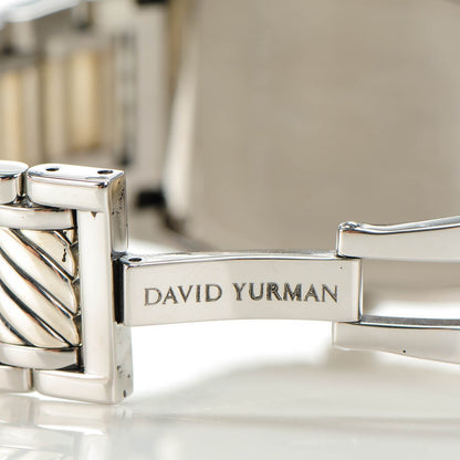 David Yurman Stainless Steel Diamond Bezel Dial 32mm Thoroughbred Quartz Watch 4 of 6