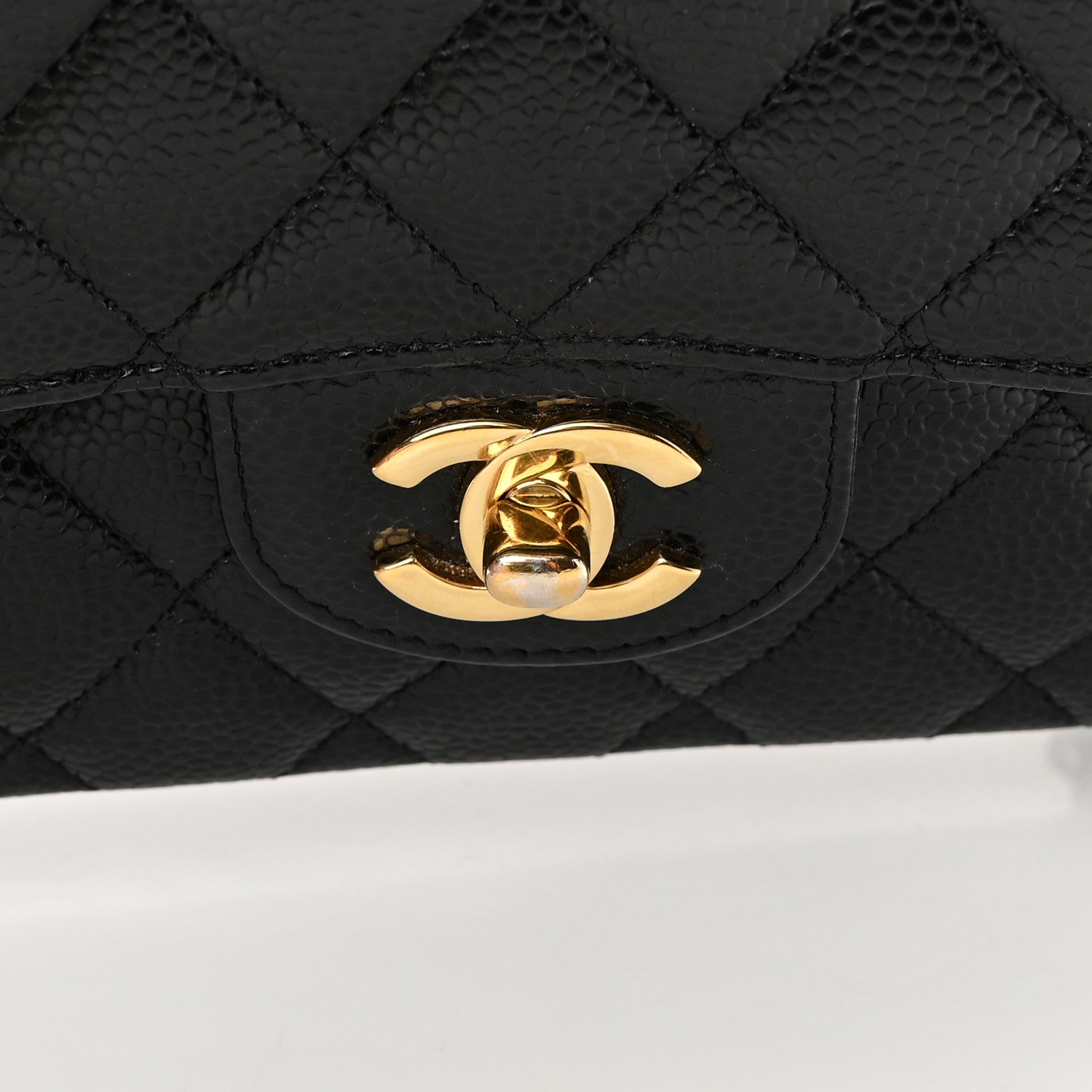 Chanel Caviar Quilted Small Double Flap Black 15 of 15