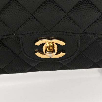 Chanel Caviar Quilted Small Double Flap Black 15 of 15
