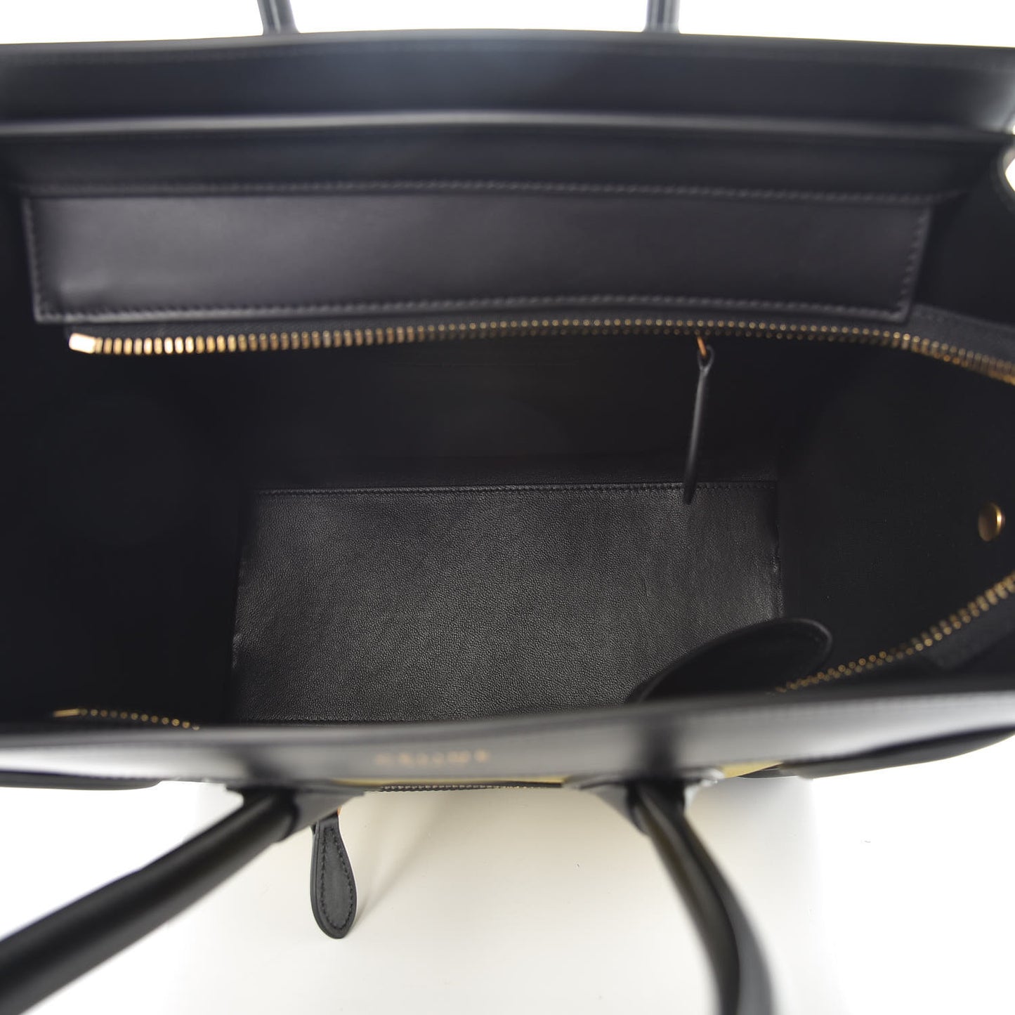 Baby Grained Calfskin Nubuck Micro Tri-Color Luggage Olive