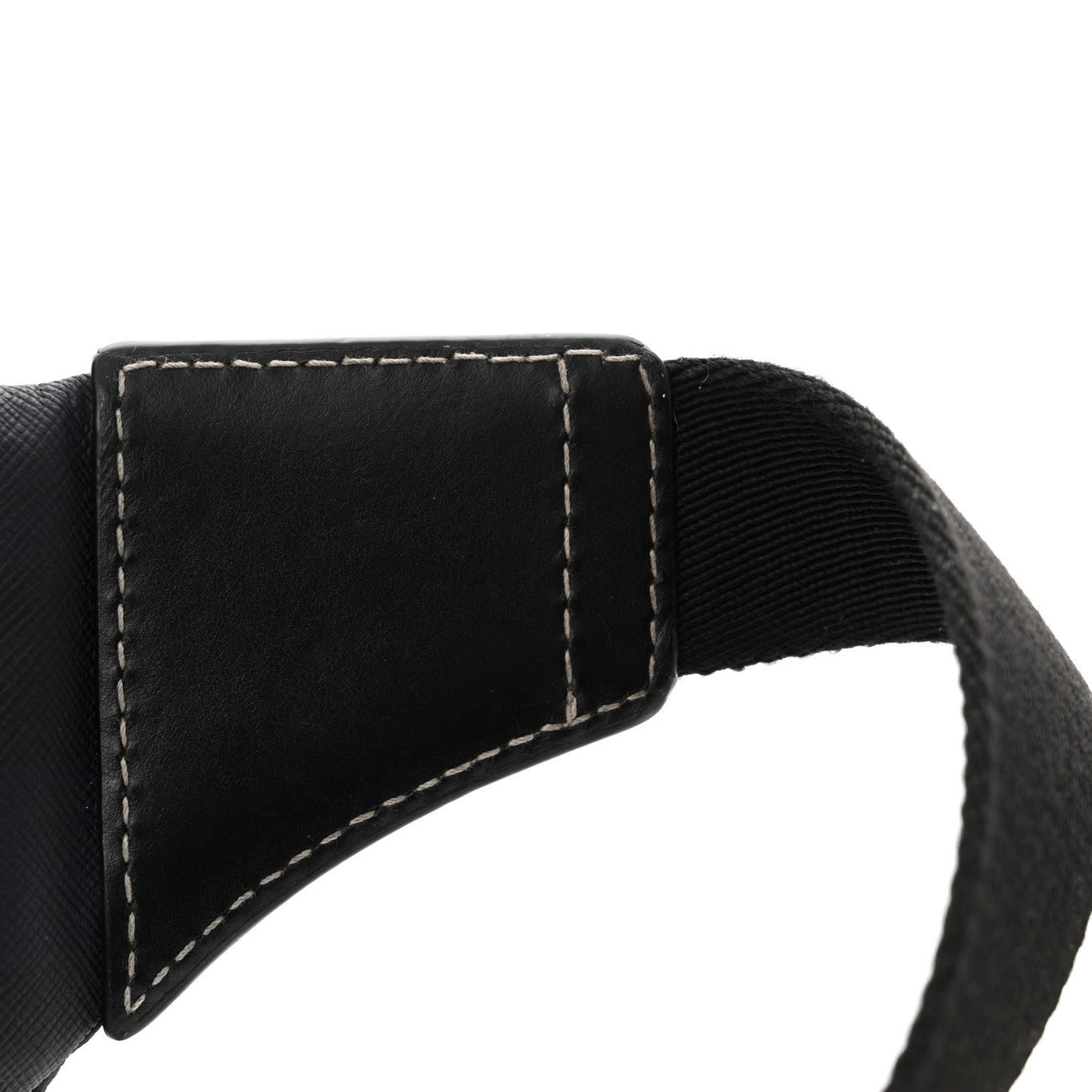 E-canvas Check Cason Mini Bum Bag Navy Blue