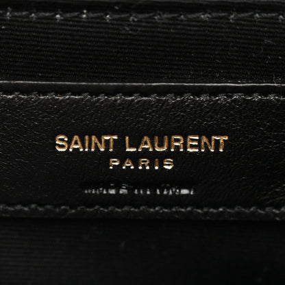 Saint Laurent Suede Large Calypso Dry Grain 6 of 10