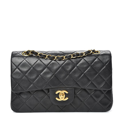 Chanel Lambskin Quilted Small Double Flap Black 1 of 16