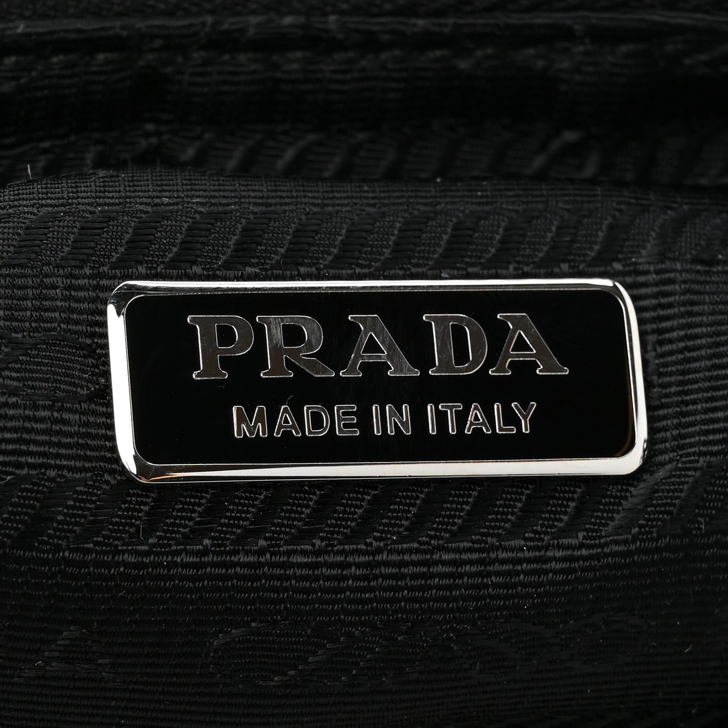 Nylon Sequin Re-Edition 2005 Shoulder Bag Black