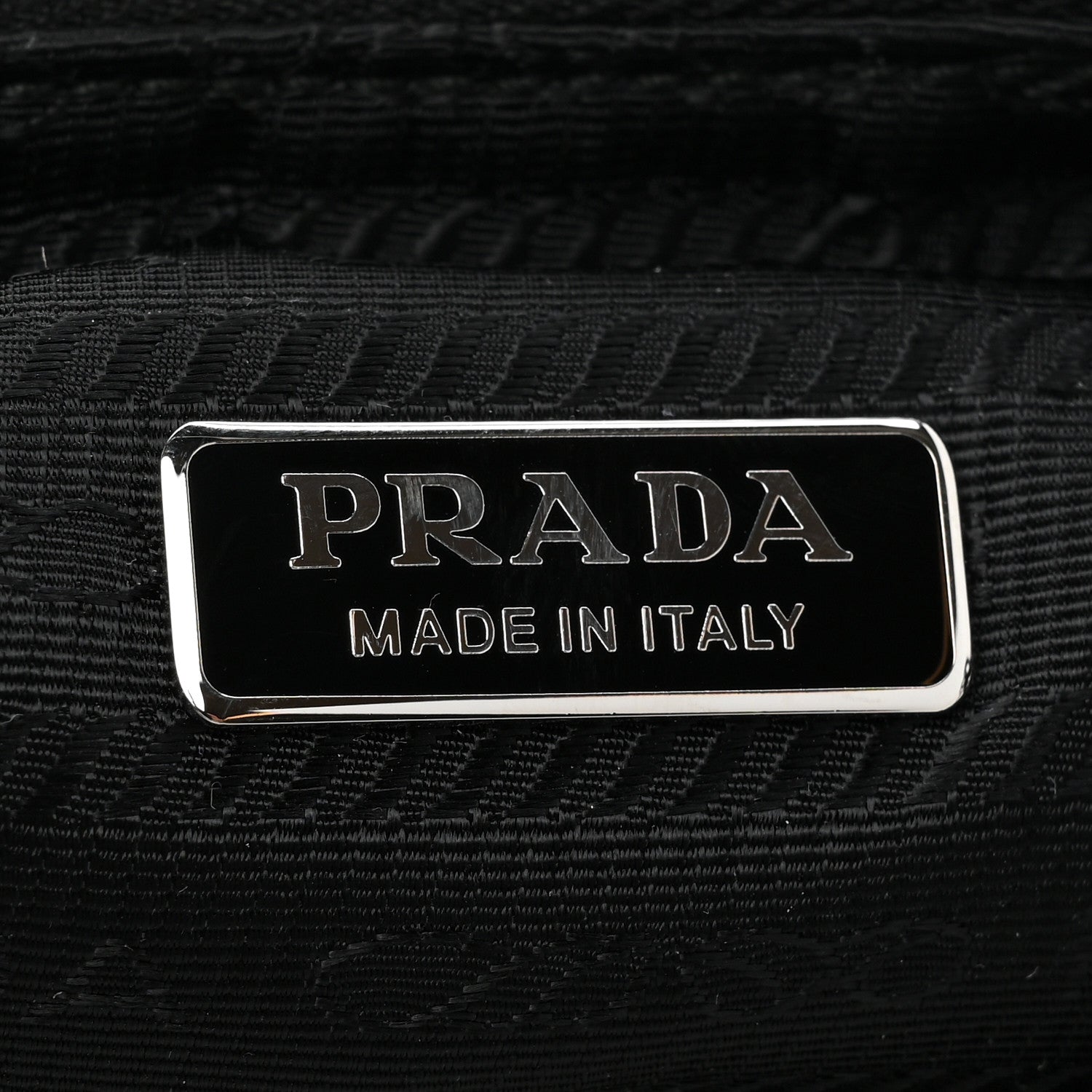 Prada Nylon Sequin Re-Edition 2005 Shoulder Bag Black 6 of 8