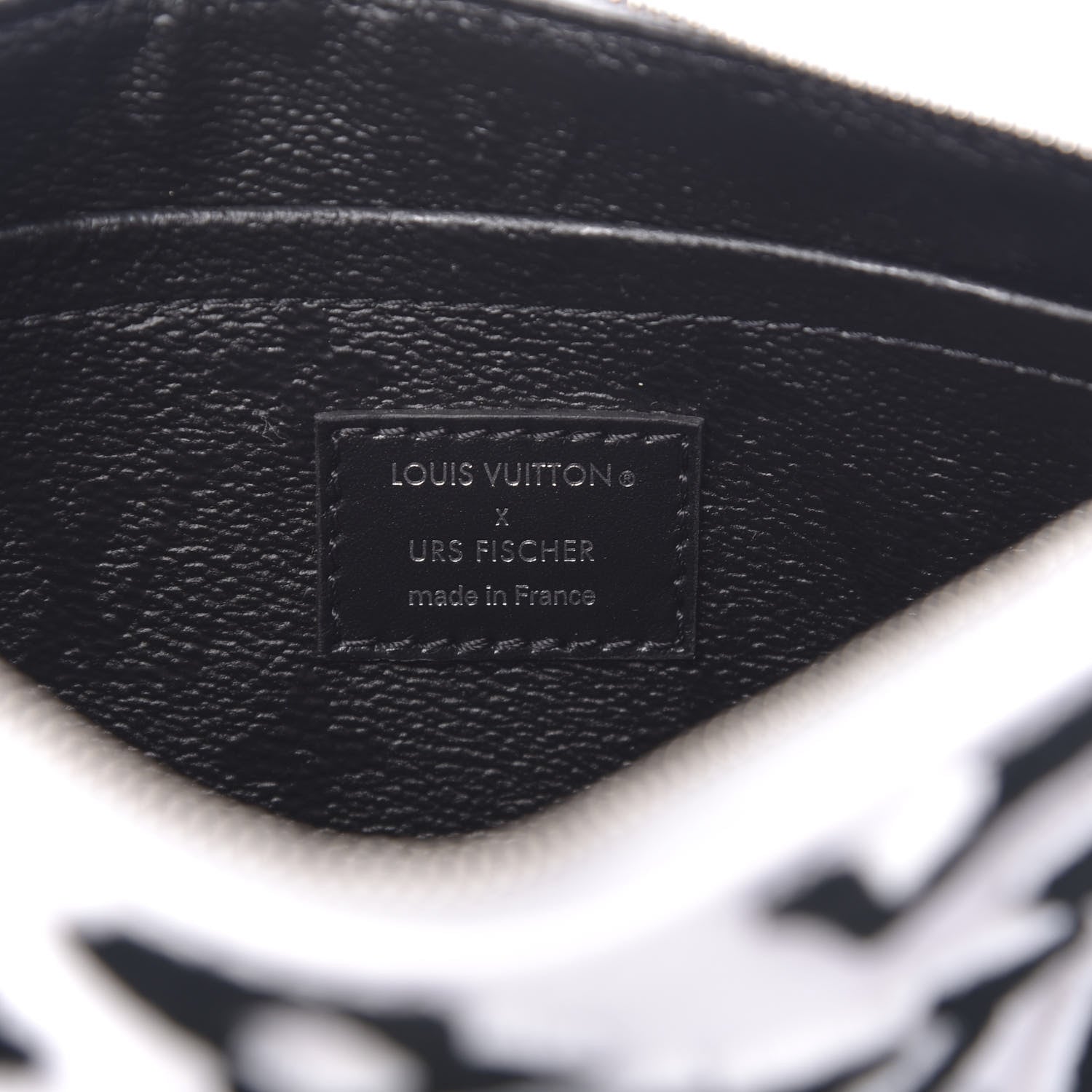 Louis Vuitton X UF Tufted Monogram Pochette Accessories White Black 6 of 10