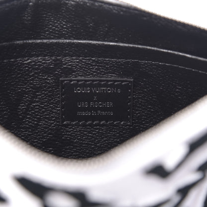 Louis Vuitton X UF Tufted Monogram Pochette Accessories White Black 6 of 10