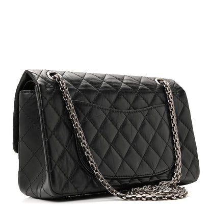 Chanel Aged Calfskin Quilted 2.55 Reissue 225 Flap Black 5 of 28