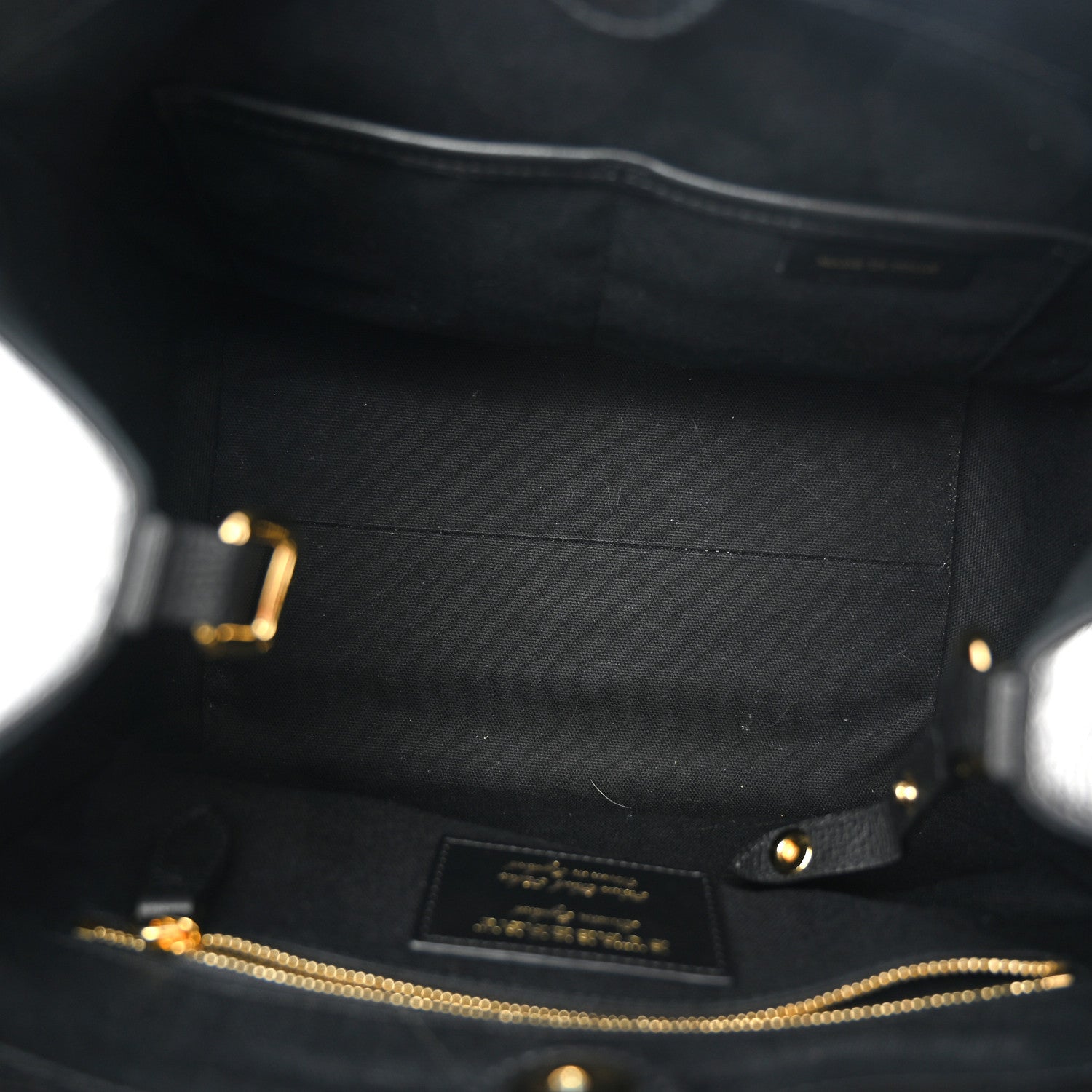 Burberry Grainy Calfskin House Check Small Canterbury Tote Black 5 of 9