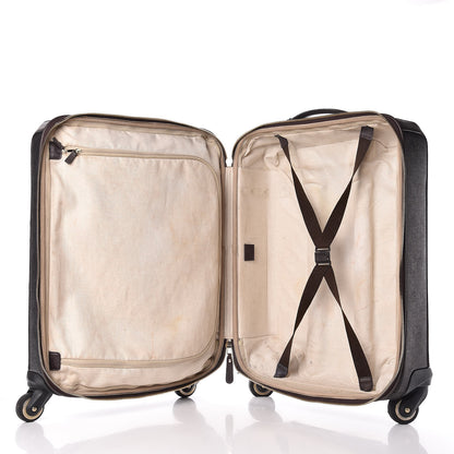 Gucci GG Supreme Monogram Four Wheel Carry On Suitcase Dark Brown 5 of 46