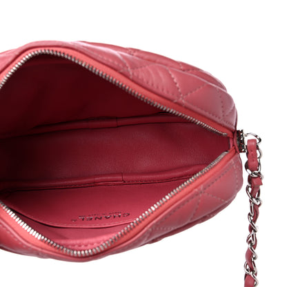 Chanel Lambskin Quilted Small Timeless Camera Case Pink 5 of 9