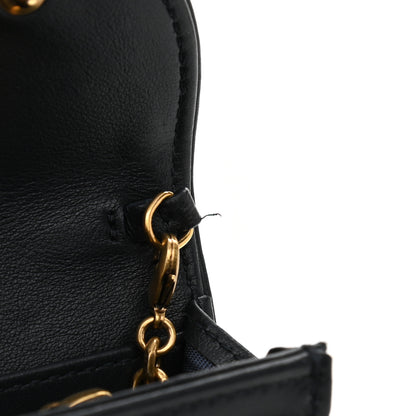 Christian Dior Oblique Saddle Chain Long Wallet Blue 9 of 10