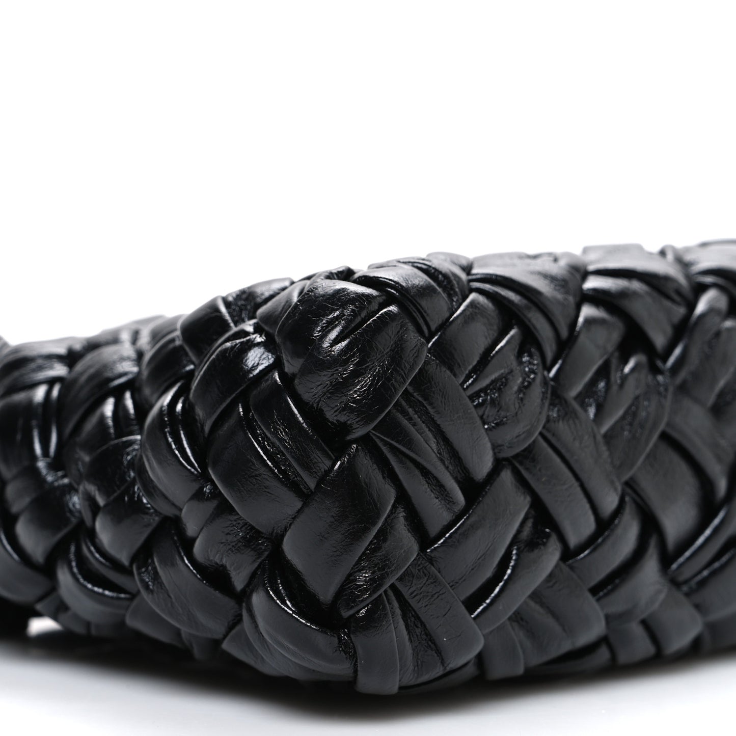Calfskin Intrecciato Kalimero Cha-Cha Clutch Black