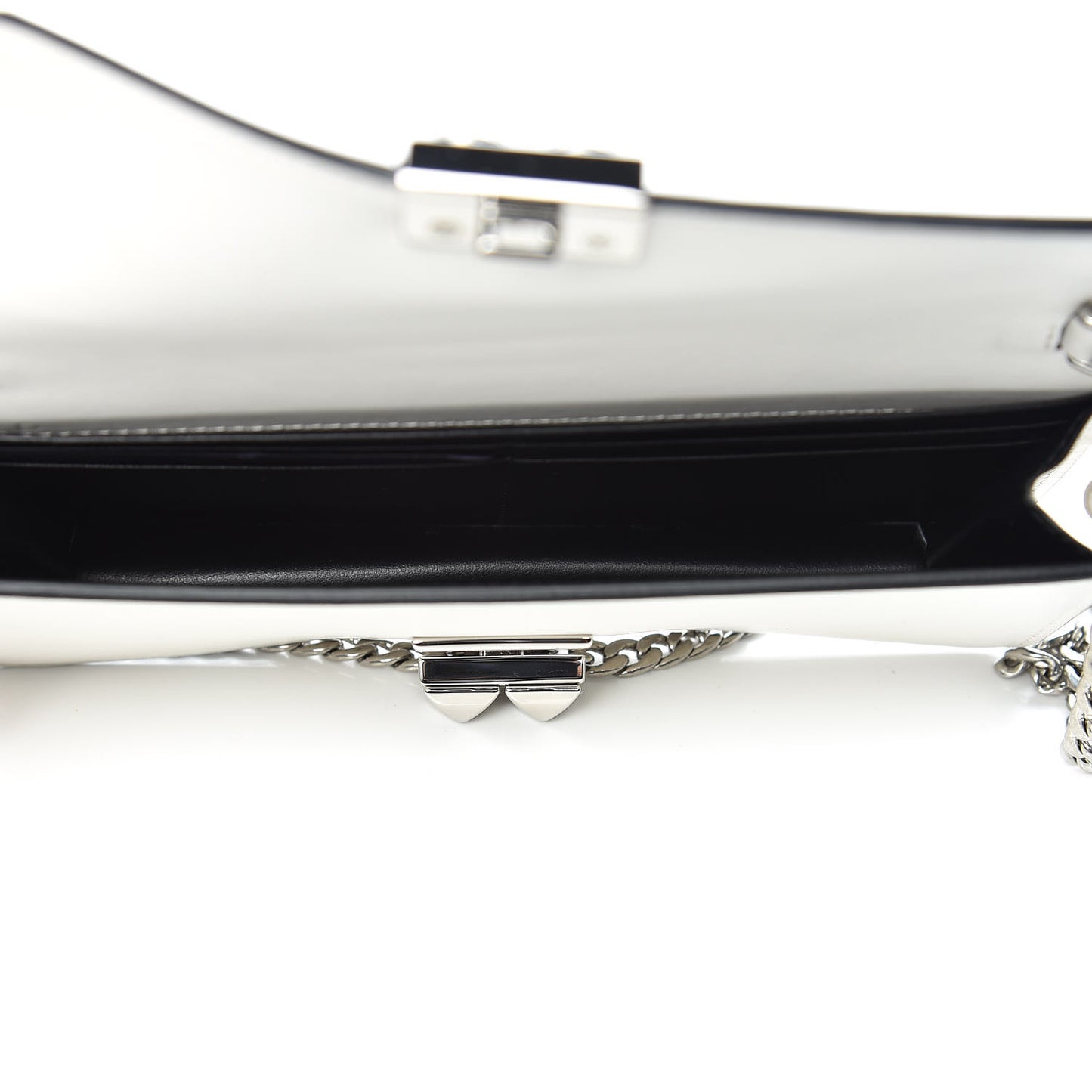 City Calfskin Studded Mini Elektra Crossbody Bag White