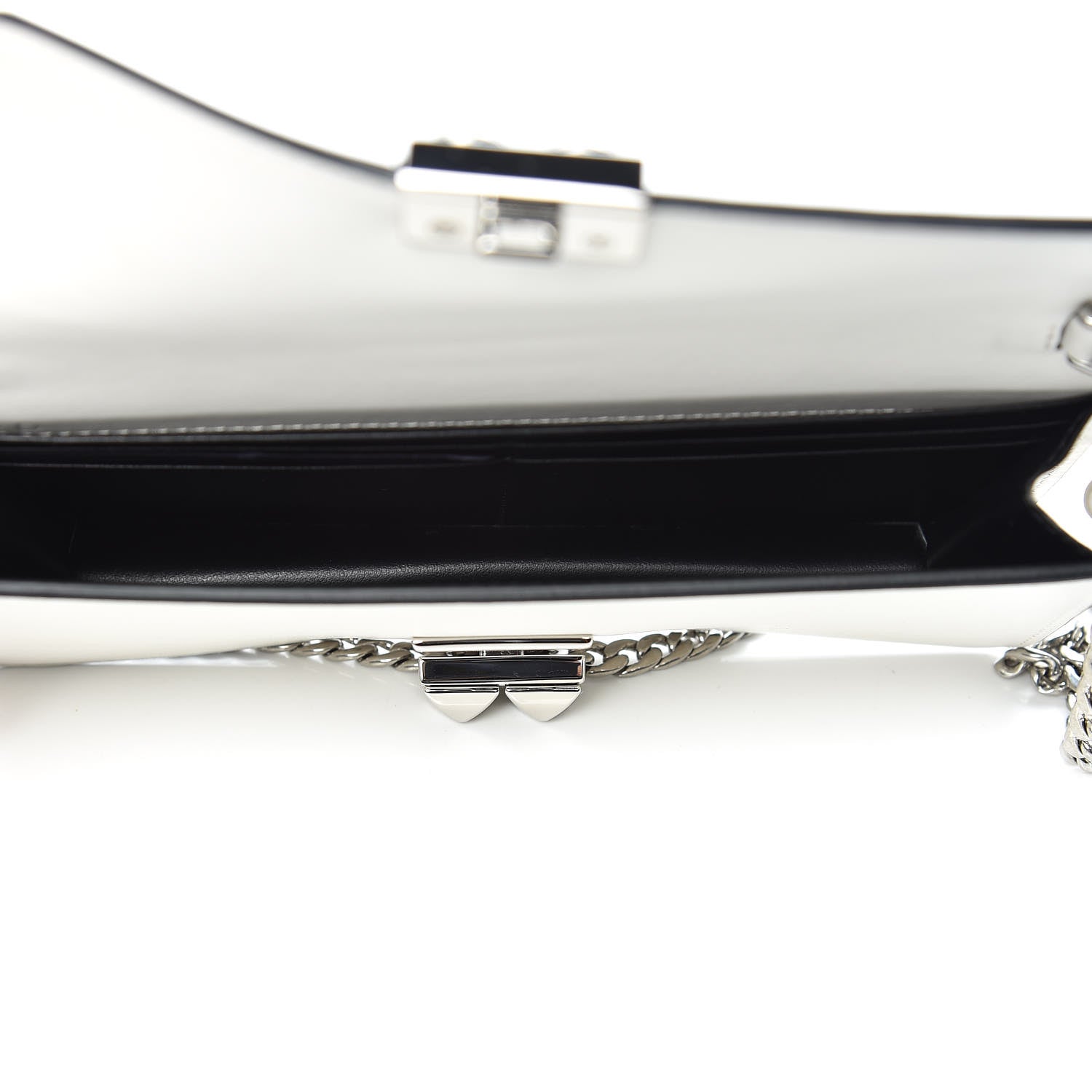 Prada City Calfskin Studded Mini Elektra Crossbody Bag White 5 of 9