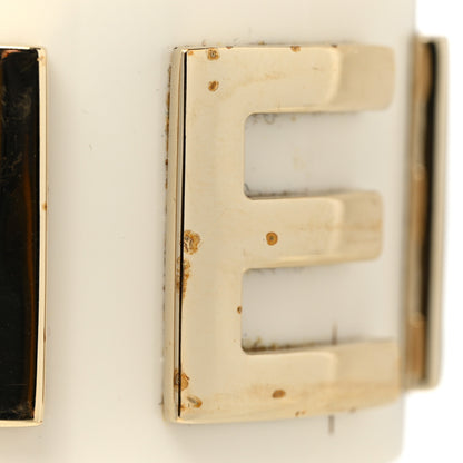 Chanel Resin Metal Cuff White 8 of 10