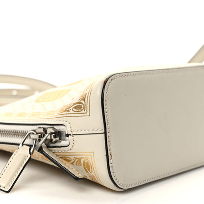 Gucci X SEGA Calfskin GUCCY Stars Mini Dome Shoulder Bag Mystic White Gold 8 of 9