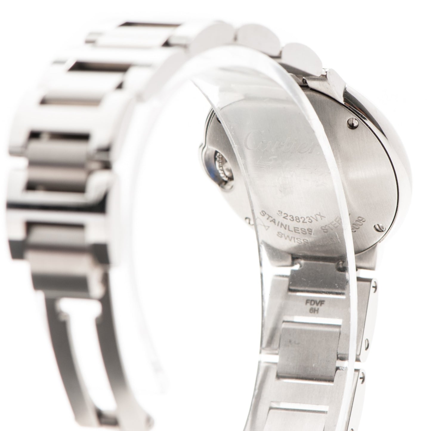 Stainless Steel Diamond 28mm Ballon Bleu De Quartz Watch