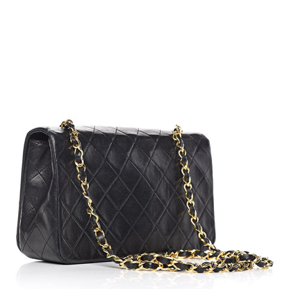 Chanel Lambskin Quilted Small Single Flap Black 3 of 12