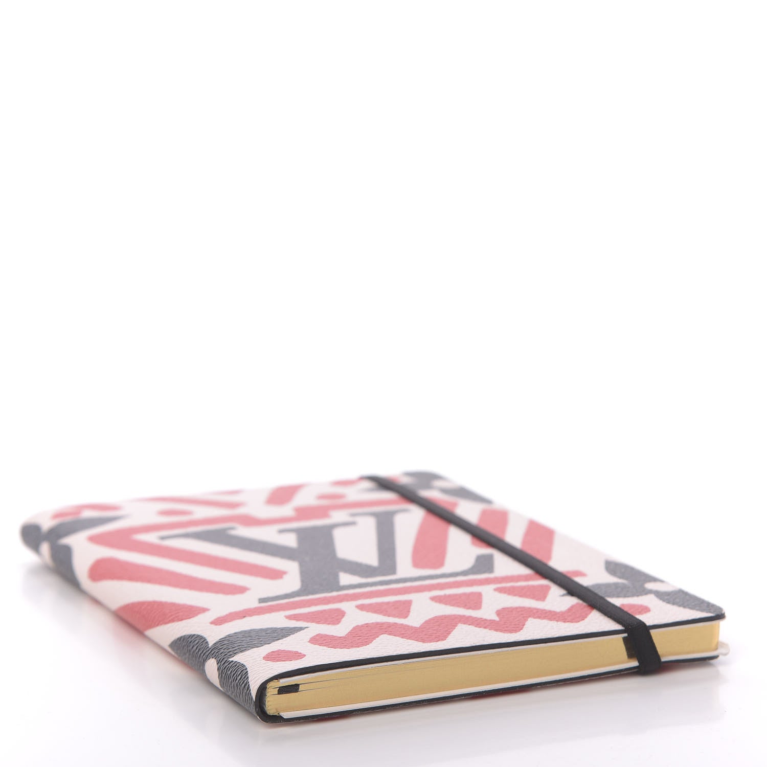 Louis Vuitton Monogram Giant Crafty Clemence Notebook Creme Rouge Black 4 of 6