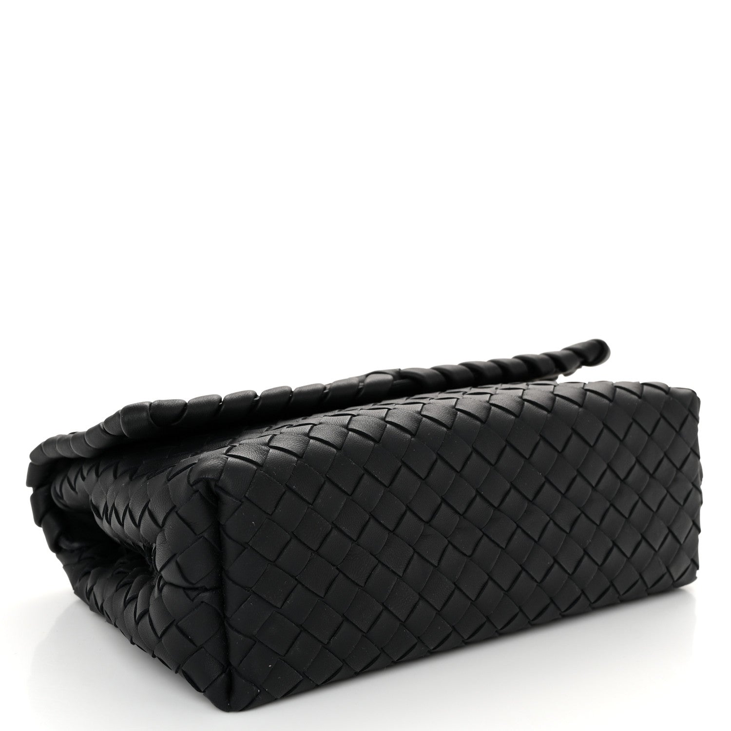 Bottega Veneta Nappa Intrecciato Baby Olimpia Shoulder Bag Black 4 of 11