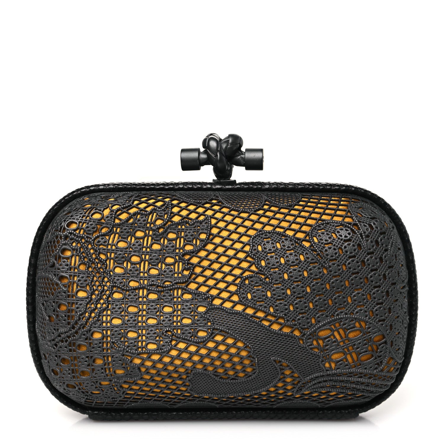 Bottega Veneta Metal Lace Karung Knot Clutch 1 of 8