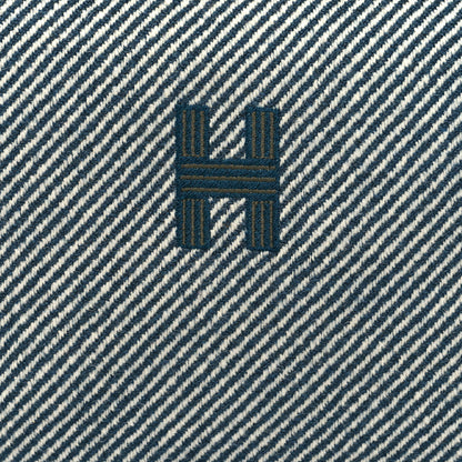 Hermes Wool Large Bride-A-Brac H Natte Pouch Bleu Abysse 7 of 9