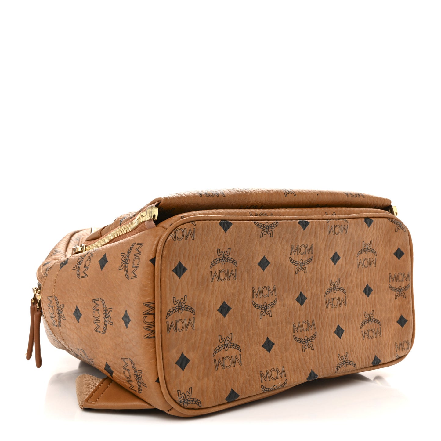 Visetos Studded Small Dual Stark Backpack Cognac