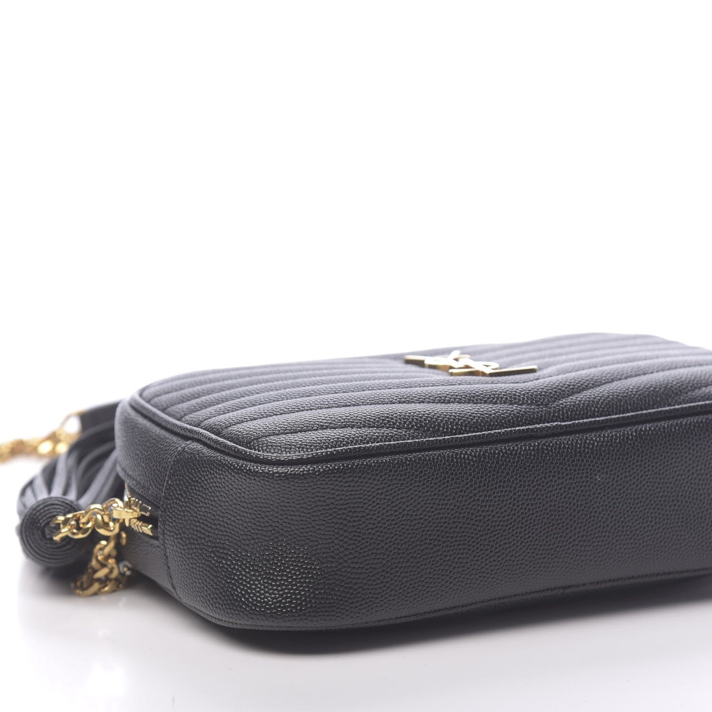 Grain De Poudre Matelasse Monogram Mini Lou Camera Bag Black