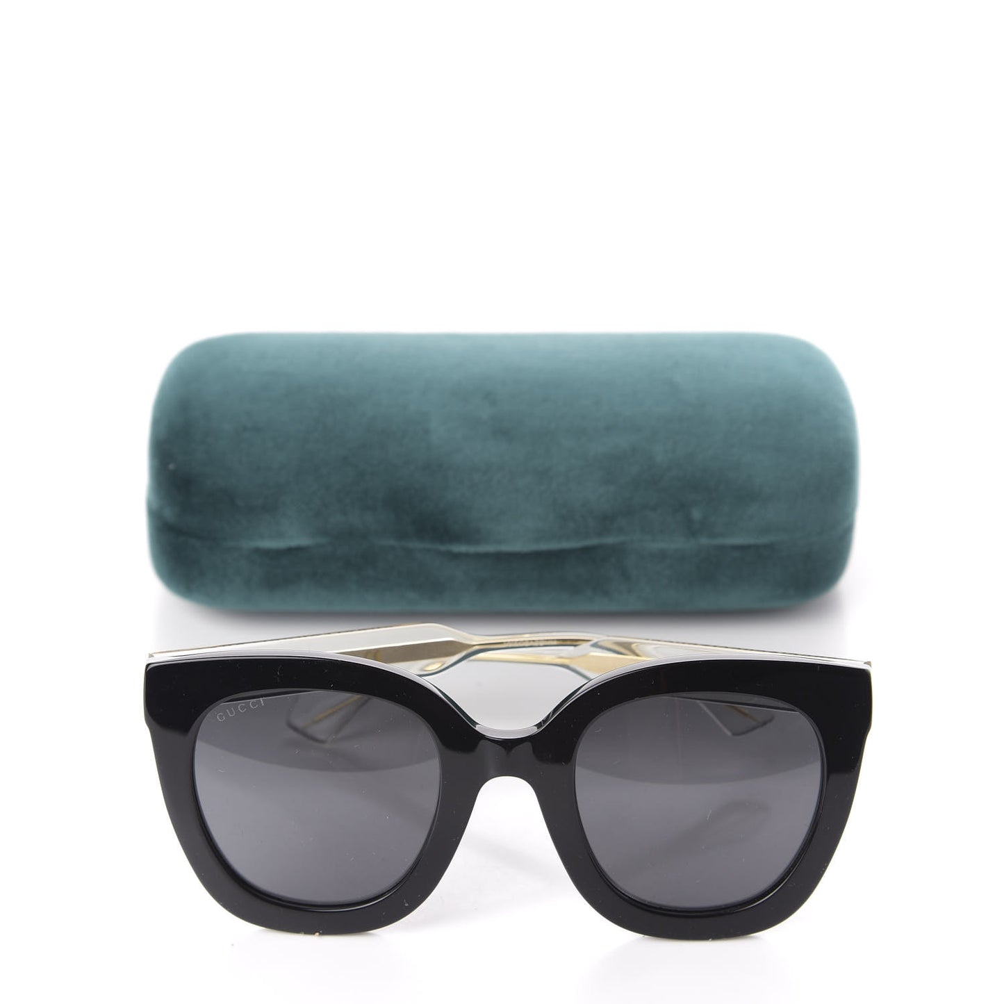 Acetate Crystal Sunglasses GG0564S Black Grey