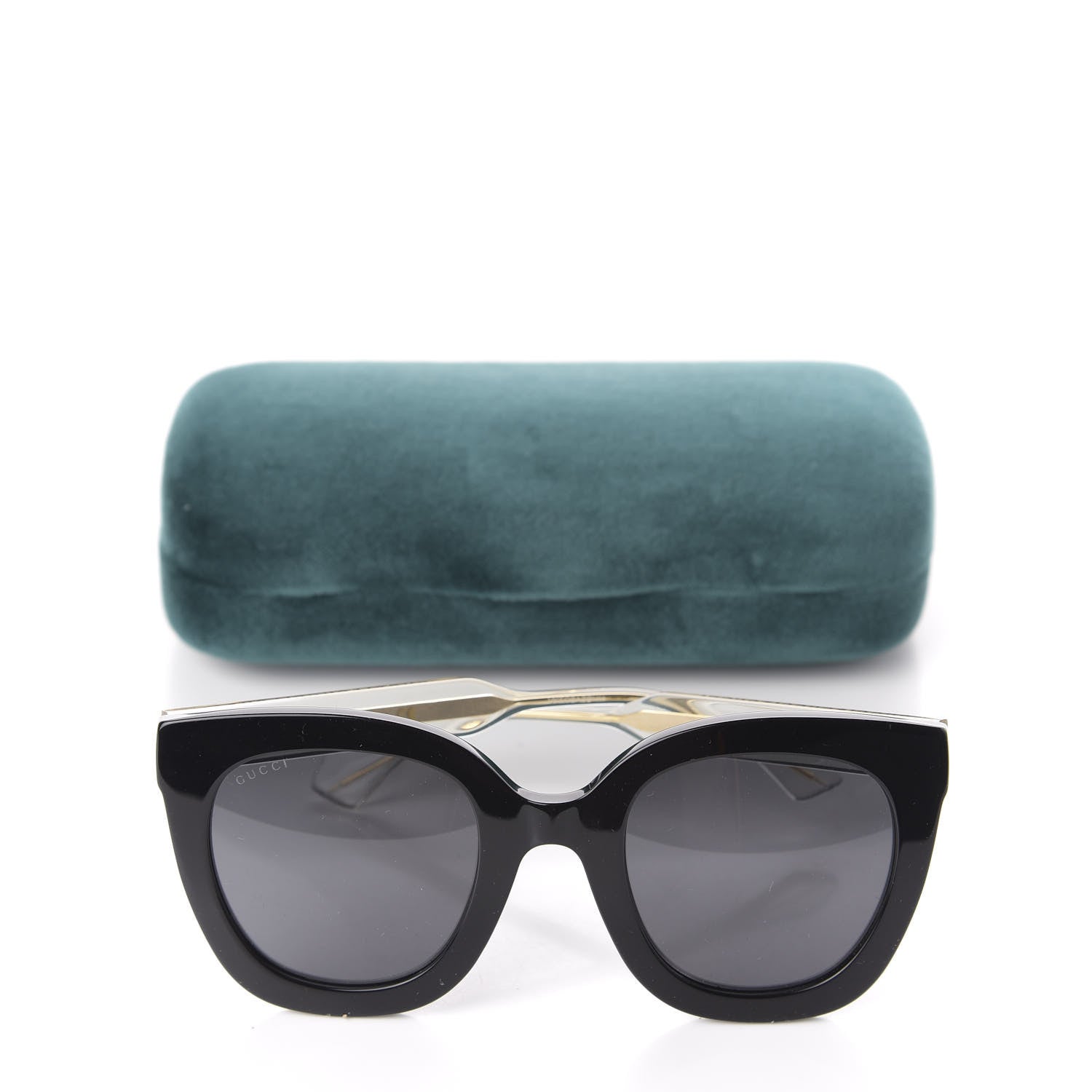 Gucci Acetate Crystal Sunglasses GG0564S Black Grey 8 of 8
