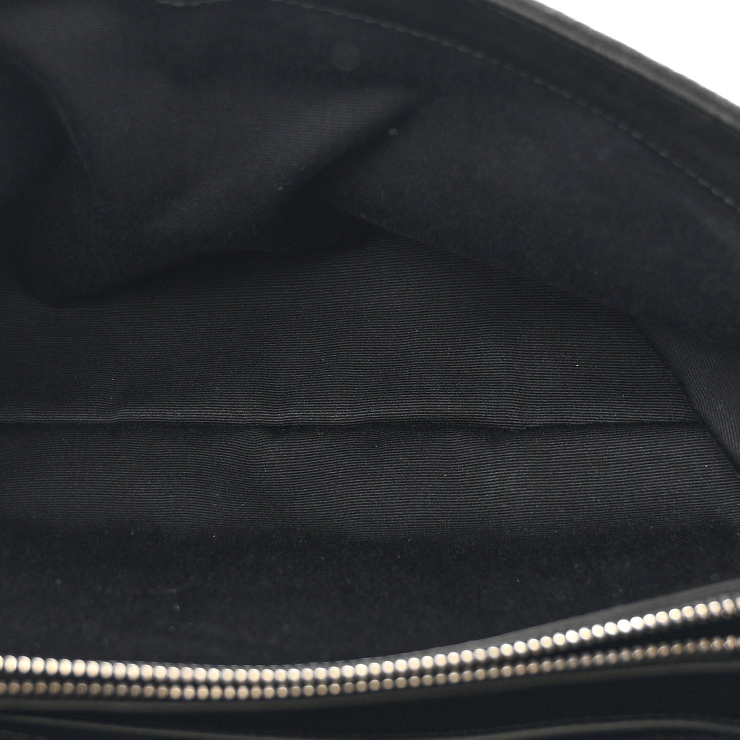 Sheepskin Medium West Hollywood Monogram Fold-Over Bag Black