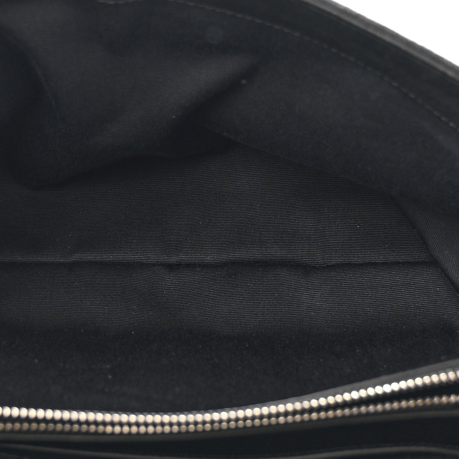 Saint Laurent Sheepskin Medium West Hollywood Monogram Fold-Over Bag Black 5 of 12
