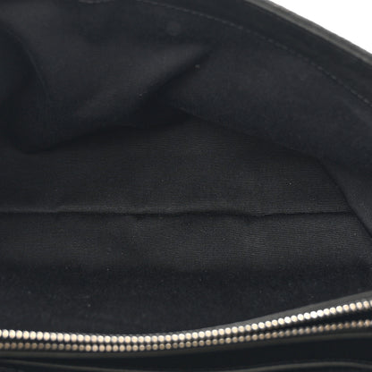 Saint Laurent Sheepskin Medium West Hollywood Monogram Fold-Over Bag Black 5 of 12
