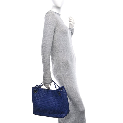 Bottega Veneta Nappa Intrecciato Medium Garda Bag Pacific 2 of 12