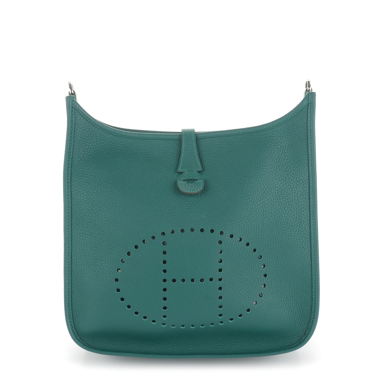 Hermes Taurillon Clemence Evelyne III PM Malachite 1 of 7