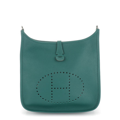 Hermes Taurillon Clemence Evelyne III PM Malachite 1 of 7