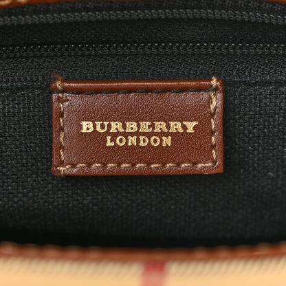 Burberry Haymarket Check Shoulder Bag Brown 6 of 16